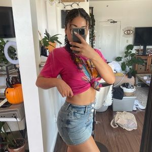 Denim up cycled skirt (s)